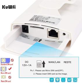 img 1 attached to KuWFi Waterproof Outdoor 150Mbps Coverage