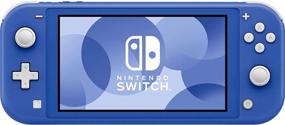 img 1 attached to 🎮 Nintendo Switch Lite 5.5" Touchscreen Display with iPuzzle 9-in-1 Carrying Case - Blue