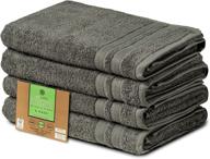 organic towels highly absorbent collection bath logo