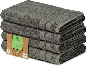 img 4 attached to Organic Towels Highly Absorbent Collection Bath