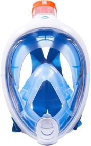 img 4 attached to 🤿 ME MARTIAN ELITE Tribord/Subea Easybreath Full Face Snorkel Mask, with Waterproof Earplug, Enhanced Anti-Fog, and Anti-Leak Technology