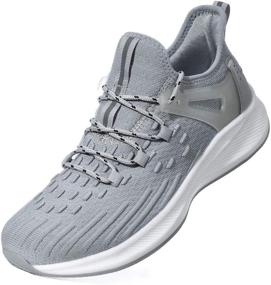 img 3 attached to 👟 Men's Black Athletic Tennis Shoes - Sneakers for Men