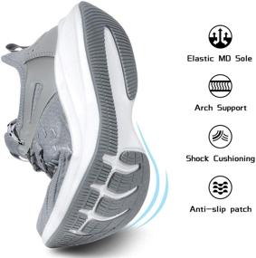 img 1 attached to 👟 Men's Black Athletic Tennis Shoes - Sneakers for Men