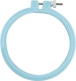 img 1 attached to 🪡 Hoop-La 14401.004 Embroidery Hoop, 4-Inch ( Assorted Colors )