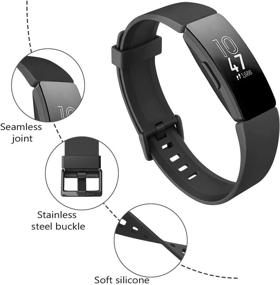 img 3 attached to Compatible Inspire Fitness Silicone Replacement Wearable Technology