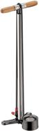 🚴 lezyne unisex_adult 1-fp-afldr-v5t06 bike foot pump: efficient silver hi-gloss pump, one size logo