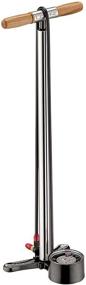 img 1 attached to 🚴 LEZYNE Unisex_Adult 1-FP-AFLDR-V5T06 Bike Foot Pump: Efficient Silver Hi-Gloss Pump, One Size