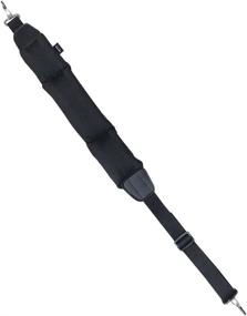 img 3 attached to Intech Single Padded Adjustable Strap for Golf Bags, Black: Enhance Comfort and Ease Carrying