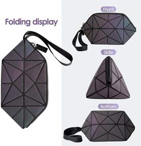 img 2 attached to Geometric Waterproof Organizer Bag Holographic Reflective