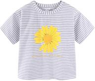 👚 mud kingdom little t shirt shoulder girls' clothing: trendy tops, tees & blouses logo