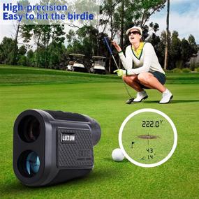 img 2 attached to Ultimate Laser Rangefinder for Golf & Hunting - Clear View 1100 Yards Range Finder with 6X Magnification, Flag Pole Locking & Slope Mode - Ideal Gift