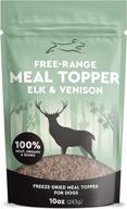 emmy's best pet products freeze dried raw dog food topper - usa made elk & venison dog food additives - free range dog food supplement логотип