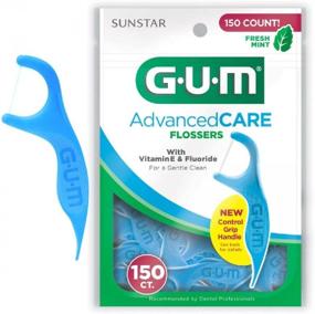 img 1 attached to Sunstar 888JC Gum 889DA Professional Clean Flossers - Pack of 2 (150) for an Effective Oral Hygiene Routine