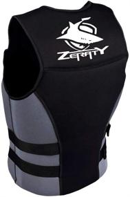 img 2 attached to Zeraty Мужской спасательный жилет: Премиум эффектный жилет для плавания взрослых - Высокая плавучесть и максимальная безопасность