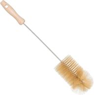 🐖 15-inch redecker natural pig bristle soda bottle brush with flexible wire handle – made in germany logo