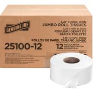 🧻 genuine joe - gjo2510012 2-ply jumbo bath tissue dispenser logo