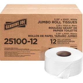 img 4 attached to 🧻 Genuine Joe - GJO2510012 2-ply Jumbo Bath Tissue Dispenser