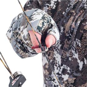 img 1 attached to 🔍 Optifade Elevated II Camo Hunting Gloves for Men by Sitka - Fanatic Whitetail