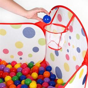 img 3 attached to Zippered FoxPlay Basketball Ball Pit: Unleash Fun and Excitement!