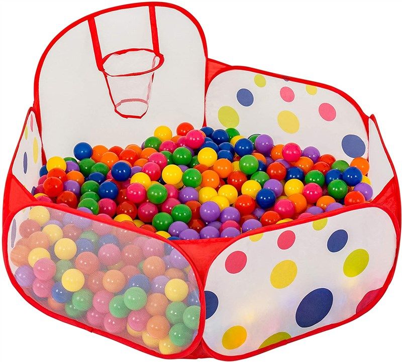 foxplay basketball ball pit zippered 로고