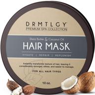 «💆 оживите и восстановите ваши волосы с маской для волос drmtlgy: глубокое кондиционирование и питательный уход для сухих, поврежденных волос» логотип