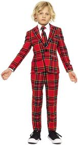 img 2 attached to 🎄 Christmas Wonderland Opposuits Jacket for Boys' Clothing