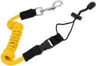 secure and adjustable paddle leash for kayaking, fishing, and sup boarding logo