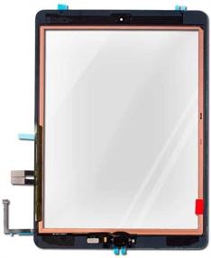 img 2 attached to iPad 9.7-inch 2018 Touch Screen Digitizer Repair Kit - 6th Gen A1893 A1954 - Home Button Included - (LCD Not Included) + Pre-Installed Adhesive + Tools (White)