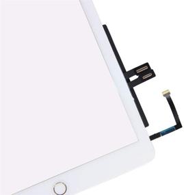 img 3 attached to iPad 9.7-inch 2018 Touch Screen Digitizer Repair Kit - 6th Gen A1893 A1954 - Home Button Included - (LCD Not Included) + Pre-Installed Adhesive + Tools (White)
