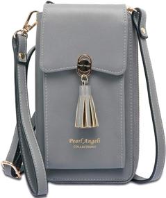 img 4 attached to Мобильный телефон Crossbody Messenger Shoulder Checkbook