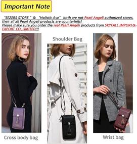 img 3 attached to Мобильный телефон Crossbody Messenger Shoulder Checkbook