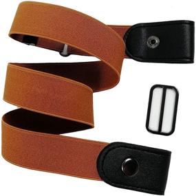 img 4 attached to 👖 Invisible Elastic Waist Belt by CNHUALAI – Ideal for Men, Women, and Kids; No Buckle, Stretchy Belt for Jeans