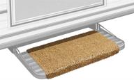 🌾 prest-o-fit 2-0049 harvest gold wraparound rv step rug - wide 18 in.: top quality and easy installation logo