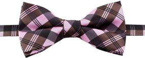 img 1 attached to Retreez Tartan Patterns Microfiber Pre Tied Men's Accessories