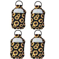 convenient sunflower neoprene containers - sanitizer keyring by ranxizy logo