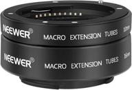 📸 neewer af auto focus macro extension tube set 10mm 16mm compatible with sony e-mount lenses, maximum load: 500g logo