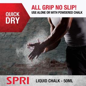 img 1 attached to SPRI 50ml Liquid Chalk - Optimal Gym, Lifting, and Rock Climbing Chalk Solution