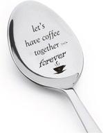 🎁 forever together coffee spoon - engraved christian gift for coffee lovers moving away - friendship day gift by boston creative company #sp_067 logo