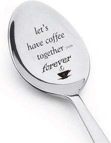 img 4 attached to 🎁 Forever Together Coffee Spoon - Engraved Christian Gift for Coffee Lovers Moving Away - Friendship Day Gift by Boston Creative Company #SP_067