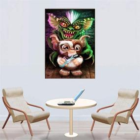 img 3 attached to 🎨 Exquisite Embroidery Paintings: Sparkling Rhinestone Artwork - Monster Series (11.8×15.8 Inches) - Design 01