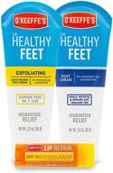 👣 o'keeffe's healthy feet tube, exfoliating, and lip repair spf variety pack – the ultimate foot and lip care bundle! logo