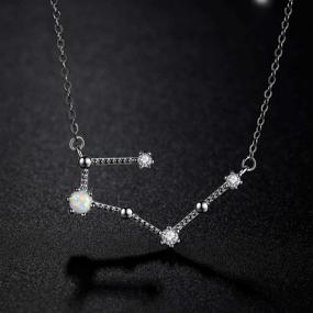 img 3 attached to 💫 VIKI LYNN Sterling Constellation Necklace – Perfect Girls' Jewelry for a Sparkling Look!