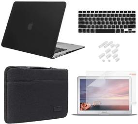 img 4 attached to 🖥️ iCasso MacBook Pro 16 Inch Case 2019 Release Model A2141 Bundle 5 in 1, Tough Shell Case, Sleeve, Screen Guard, Keyboard Skin & Dust Plug Compatible with MacBook Pro 16'' - Black