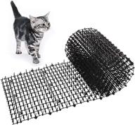 oceanpax 13ft cat scat mat with spikes - deter cats indoors & outdoors | anti-cat network mat for digging prevention (6.5ft x 2 pcs) logo