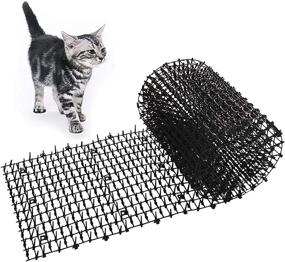 img 4 attached to OCEANPAX 13FT Cat Scat Mat with Spikes - Deter Cats Indoors & Outdoors | Anti-cat Network Mat for Digging Prevention (6.5FT x 2 PCS)