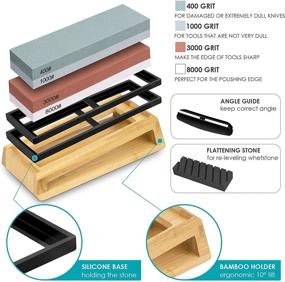 img 3 attached to 🔪 HOSOM Japanese Whetstone Flattening Tool: Enhance Sharpening Performance with Ease