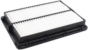 img 1 attached to 🔍 Pack of 2 Engine and Cabin Air Filters by NewYall