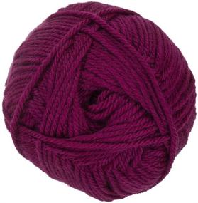 img 1 attached to ❤️ BOLD and Cozy: RED HEART Soft Yarn in Ravishing Berry Hue