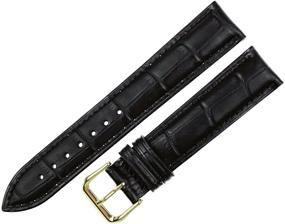 img 3 attached to RECHERE Alligator Crocodile Leather Buckle Men's Watches