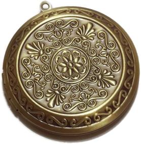 img 3 attached to Antiqued Bronze Diameter Pendant Jewelry